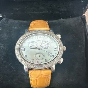 Charles Winston Play of Color/Mother of pearl watch